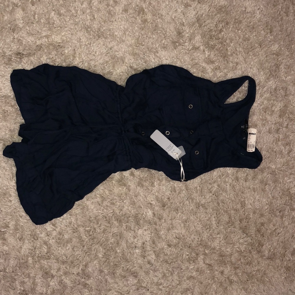Navy blue romper